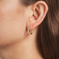 ジルコニアスクエアピアス #p28 – LUCEN