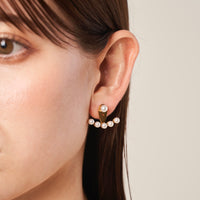 美品☆4°C K10PG 2wayパールピアス SETUP7｜les bon bon/2way pearl pierce 2wayパールピアス K10