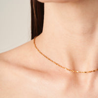 人気急上昇中グリッター ネックレス5mm GOLD GLITTER NECKLACE(S)(5ZN0026)｜SJX公式ONLINE STORE