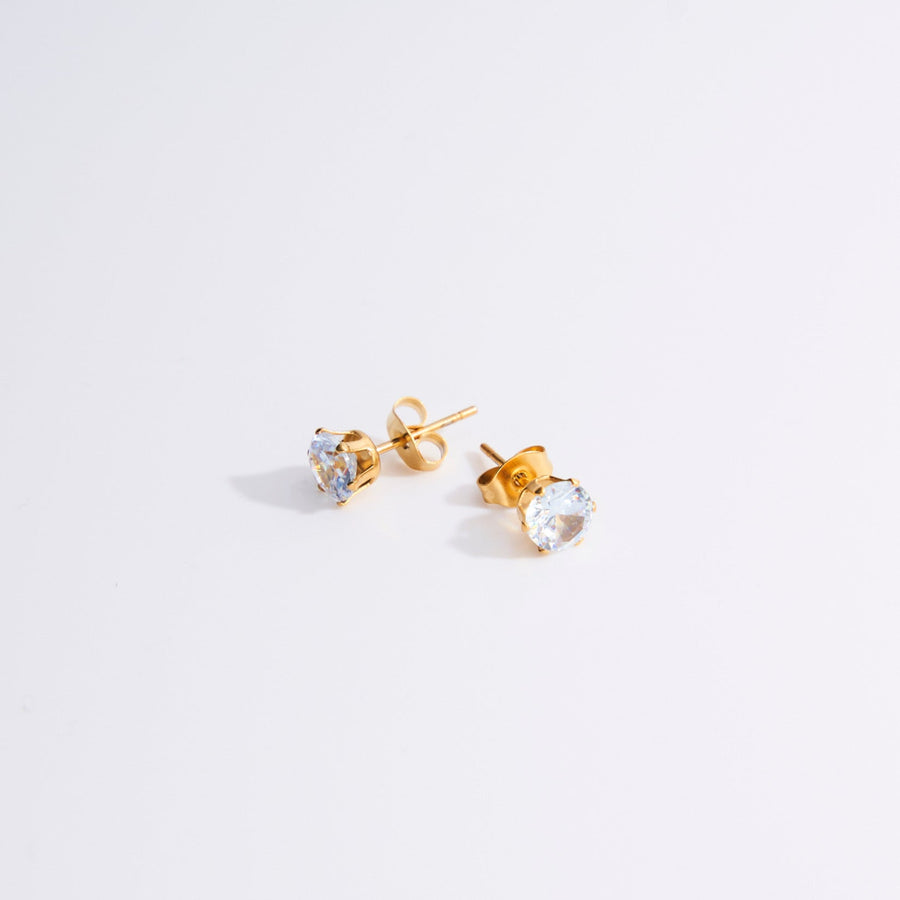 ジルコニアピアス 6mm #p50